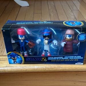 Sonic the Hedgehog 2 Movie Collection Figures brand new